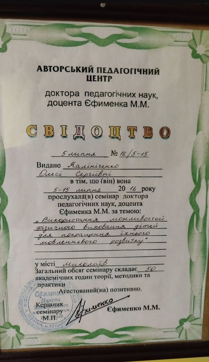 Сертифікат 17